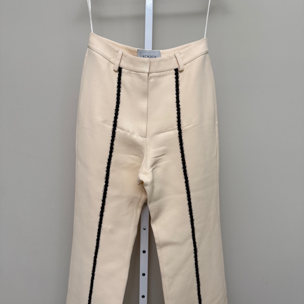 KOKHIA FUZZY DETAILS STRAIGHT LEG TROUSERS size S - Picture 4 of 7